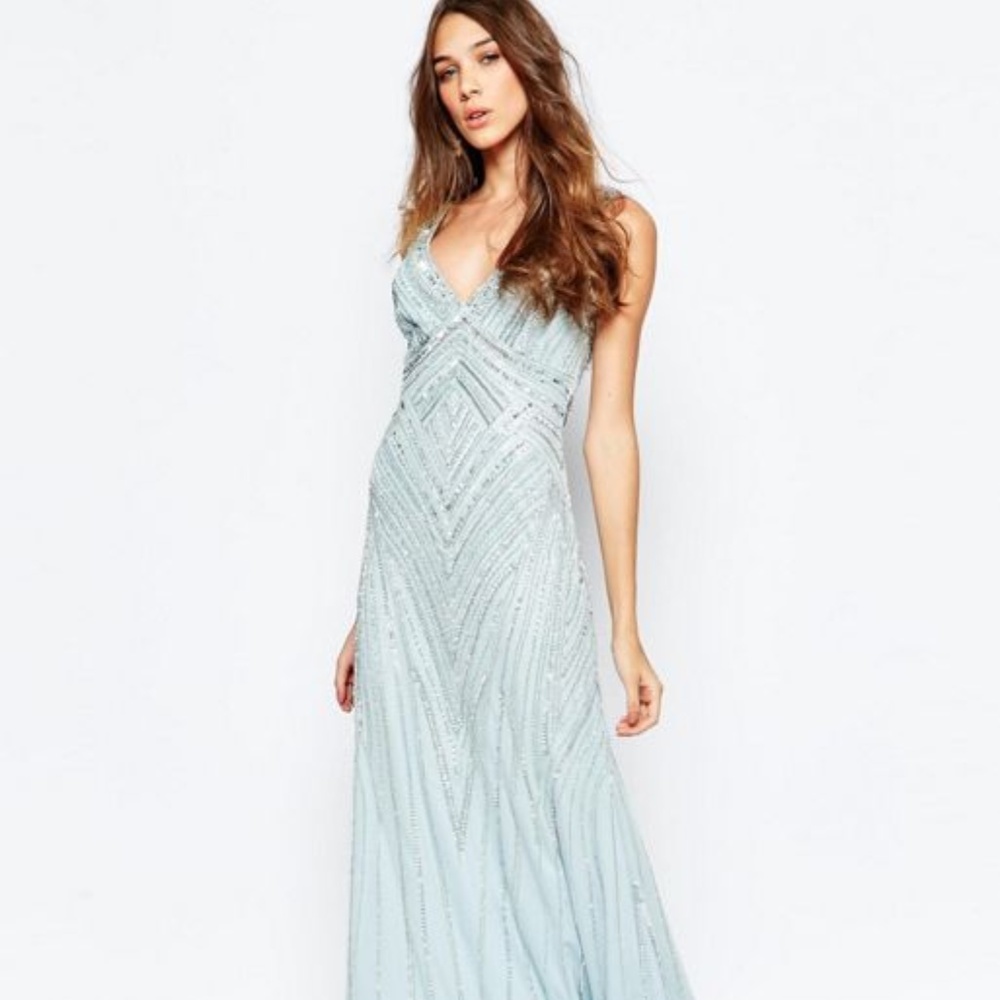 Frock and Frill Maxi Dress (US 2)